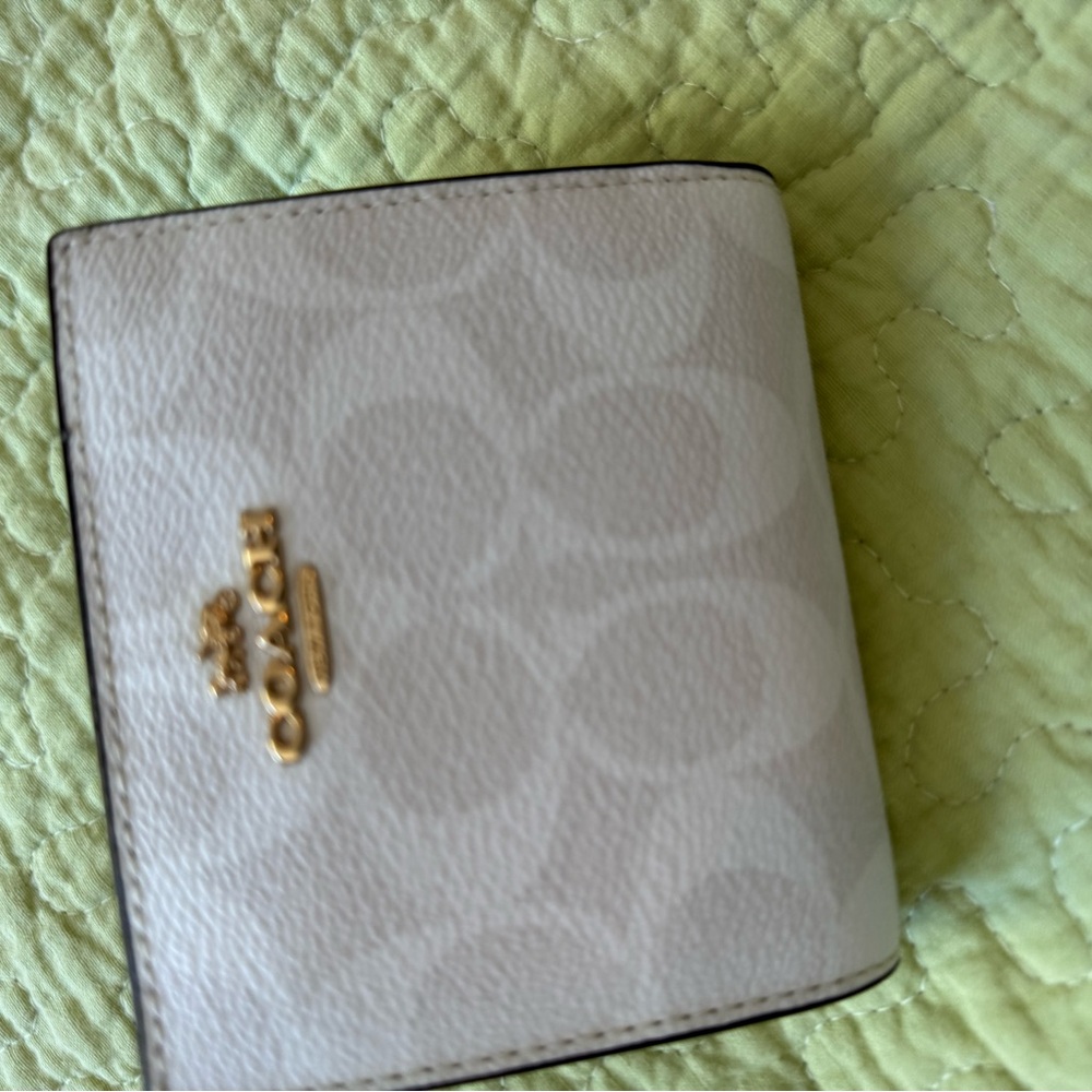 Coach Cream Wallet